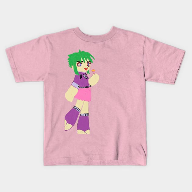 shirley Kids T-Shirt by koapeach101